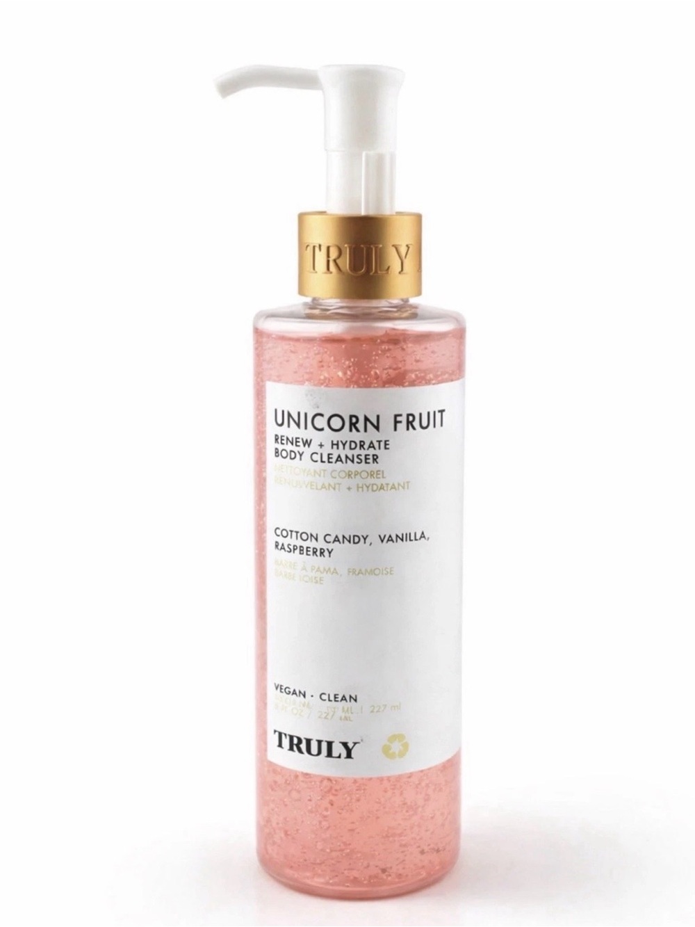 TRULY Unicorn Fruit Renew + Hydrate Pink Gel Body Cleanser